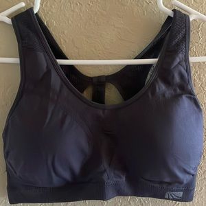 Marika Dark Gray Sports Bra. Size L